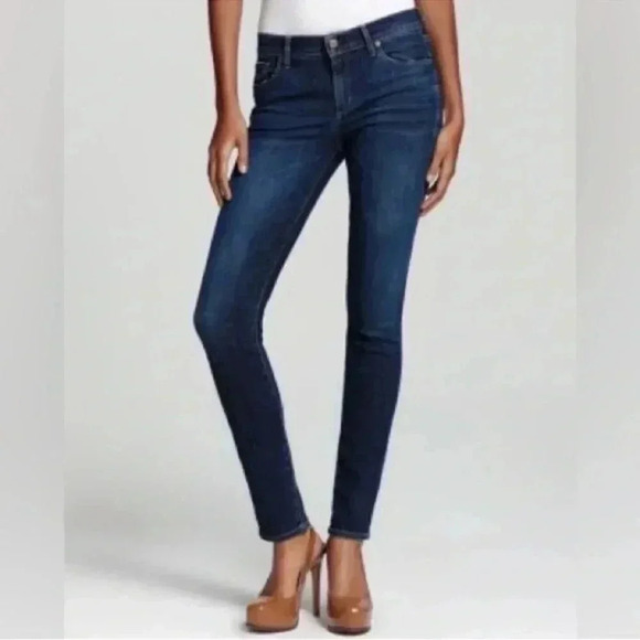Citizens of Humanity Avedon Low Rise Skinny Leg Blue Denim Jeans Size 25 - Picture 1 of 8